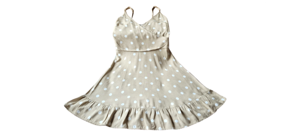 vestido-crema-estampados-circulos-blancos